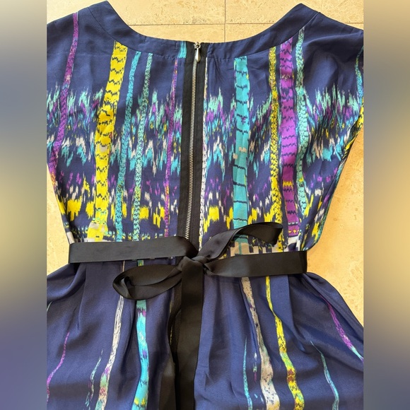 Bebop Colorful Sleeveless Pleated Dress Size M with Pockets!!!!!!! - Picture 5 of 9